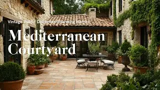 Mediterranean Courtyard Inspiration: Vintage Rustic Decor for Charming Homes