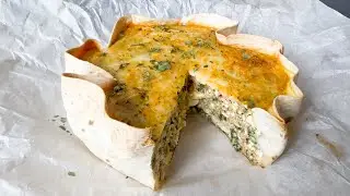 High-Protein Wrap Quiche | Wrap quiche met veel eiwitten #healthylifestyle