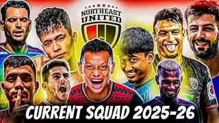 NorthEast United FC Full Squad 2025 | Complete Player List @Football Fans 07