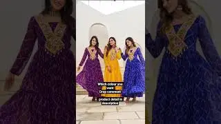 ✨ Navratri Collection 2025 | Premium Bandhani Print Gown | Kutchi Patchwork | Coloursoul Official