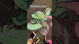 RIP ASGORE 🥲 #deltarune #gersonboom #tenna #fanart #chalk #undertale #fyp #viral #art #spamton