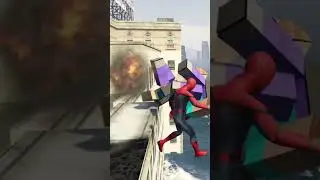 GTA 5 Water Ragdolls - SPIDERMAN VS JOKER (Euphoria Physics)