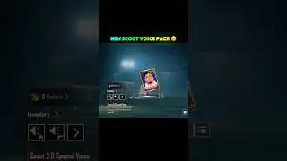 Scout is back in BGMI😍 New scout Voice pack + Mythic Outfits Reveal | New Scout Crate 🥰