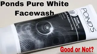 Ponds Pure White Anti Pollution Face Wash Unboxing and Review | Activated Charcoal Facewash