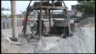 concrete pipe making machine#concretepipe#cement #pipe #making #smallbusiness