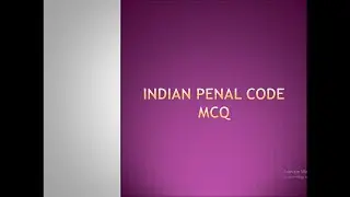 IPC Mcq IV