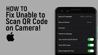 Как исправить ошибку &laquo;Невозможно отсканировать QR-код на камере iPhone&raquo; [легко]