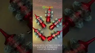 Premium Cherry Double Crystal Daimond Curtain Bracket #youtubeshorts #shortvideo #viral #video #like