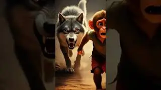Poor monkey found the treasure #shorts #emotionalshorts #monkey #animalfrost