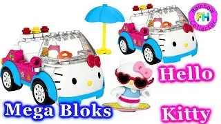&hearts;&hearts;Mega Bloks Hello Kitty Surfing Camper Van Caravana (by Rainbow collector FH)