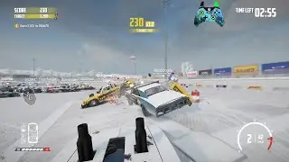 Wreckfest 26.01.18 Roadcutter Score Streak - Big Valley Speedway Demolition Arena