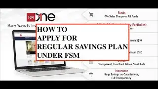 HOW TO APPLY FOR FSM REGULAR SAVINGS PLAN (RSP)