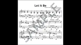 Let It Be synthesia piano solo
