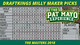 2018 Masters DraftKings Picks: Millionaire Maker Sleepers, Busts and Winners