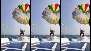 Aneesh & John Para Sailing in Goa 🪂🌊 | Sky + Sea Adventure | First Experience