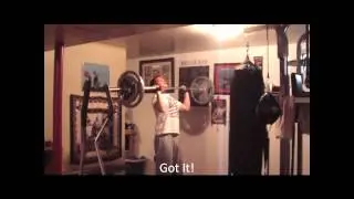195 Pound Power Clean and Press