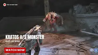 god of war | kratos v/s monster fight gameplay