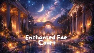(NO MID ADS) Enchanted Fae Court ✨ ACOTAR Fantasy Reading Ambience | Night Court Dawn