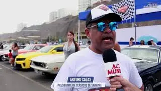 Reuni&oacute;n de autos cl&aacute;sicos en Lima  - Per&uacute;