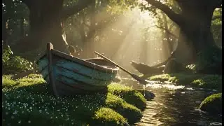 Relaxing 4K Static Forest Scene | Unreal Engine Style Ambient NatureRelaxing 4K Static Forest Scene