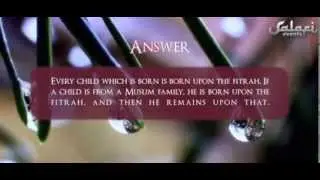 Does a child born into a Muslim family automatically inherit the declaration of faith?