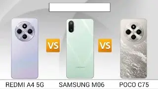 Redmi A4 vs Samsung M06 vs Poco C75  🔥 ll watch full video 💯 ll