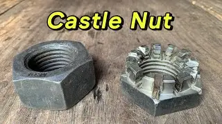DIY Axle Castle Nut from a Regular Nut in 5 Minutes