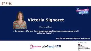 3eme prix - Victoria Signoret - #Viveleco