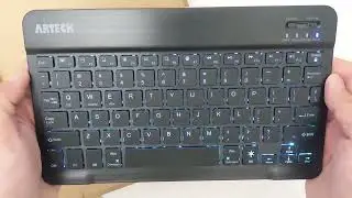 Arteck Universal Backlit 7 Colors Ultra Light Slim Portable Wireless Bluetooth 3 0 Keyboard Review