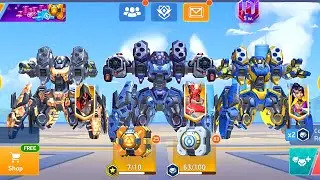 Scorpius with EM Rifle 16, Minigun 16, Graviton Beam 16 - Mech Arena