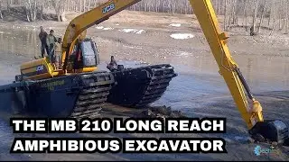 Watch this Amphibious Excavator by Cleantec Infra at work. The MB 210 Long Reach Marsh Buggy.