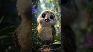 नन्ही चिड़िया 🕊️🐤|Birds Shorts|#ai #shorts #cartoon #aivideo #babifreitas #woodworking #ytshorts