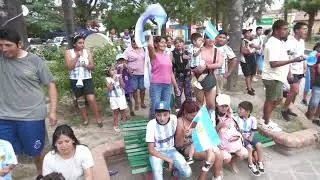 Festejos y caravana en la ciudad - Argentina vs Holanda - Qatar 2022