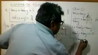 SISTEMA DE ECUACIONES TRIGONOMÉTRICAS 1