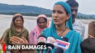 Reasi: Heavy Rains Cause Damage in Dera Baba, Locals Await Administrative Relief