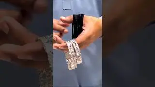 latest silver and black choora set || unique design #choora #silverandblack #ytshorts #youtubeshorts