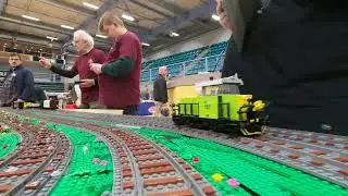 Togklodsen layout at Modeltog for alle in Kolling, Denmark April 2024
