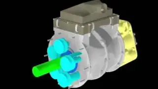 Axial engine 10 cylinder