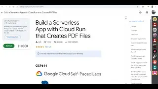 Создание бессерверного приложения с помощью Cloud Run, создающего PDF-файлы || Лабораторное решен...