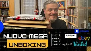 Mega Unboxing Vinili | Videogiochi | Fumetti ! Guide e tavole originali