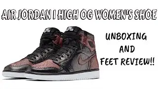 AIR JORDAN 1 HIGH OG FEARLESS WOMEN'S ON FEET REVIEW | UNBOXING | Leslie Digital Spot