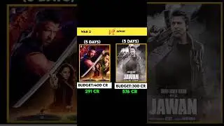 Jawan 5 days worldwide box office collection|war 2 5 days worldwide box office collection#shorts