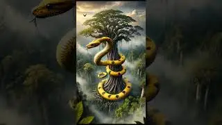 ULAR BESAR MELINGKAR DI POHON#shorts #fypシ゚viral #tiktokvideo #viralvideo