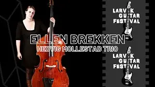 Bass player Ellen Brekken with Hedvig Mollestad Trio // Interview at Larvik Guitar Festival 2022