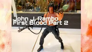 NECA John J. Rambo (Sylvester Stallone) from Rambo 2 / First Blood Part 2 [Action Figure Review]