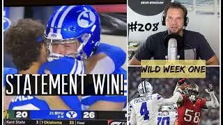 Cougs Climb Rankings, Leapfrog Utah + Incredible NFL Week One (ep.208)