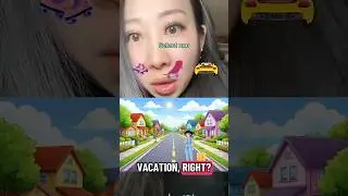 KPOP DEMON HUNTERS 😈 Zoey Goes on ☀️VACATION game #shorts