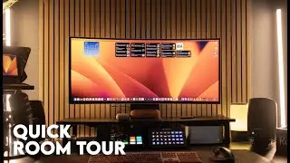 Quick Room Tour 2025 | Man Cave + Desk Setup (Full Tour Coming Soon!)