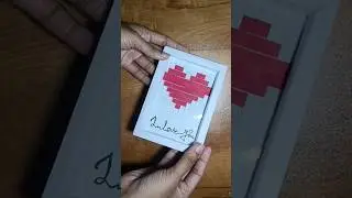 Cute Love Frame DIY #skyracraft #art #artandcraft #diy #papercraft #love