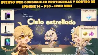 EVENTO WEB CIELO ESTRELLADO SORTEO IPHONE 14 - PS5 - IPAD MINI - 40 PROTOGEMAS
